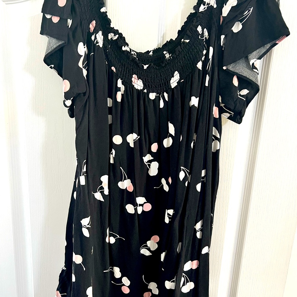 Cherry print dress